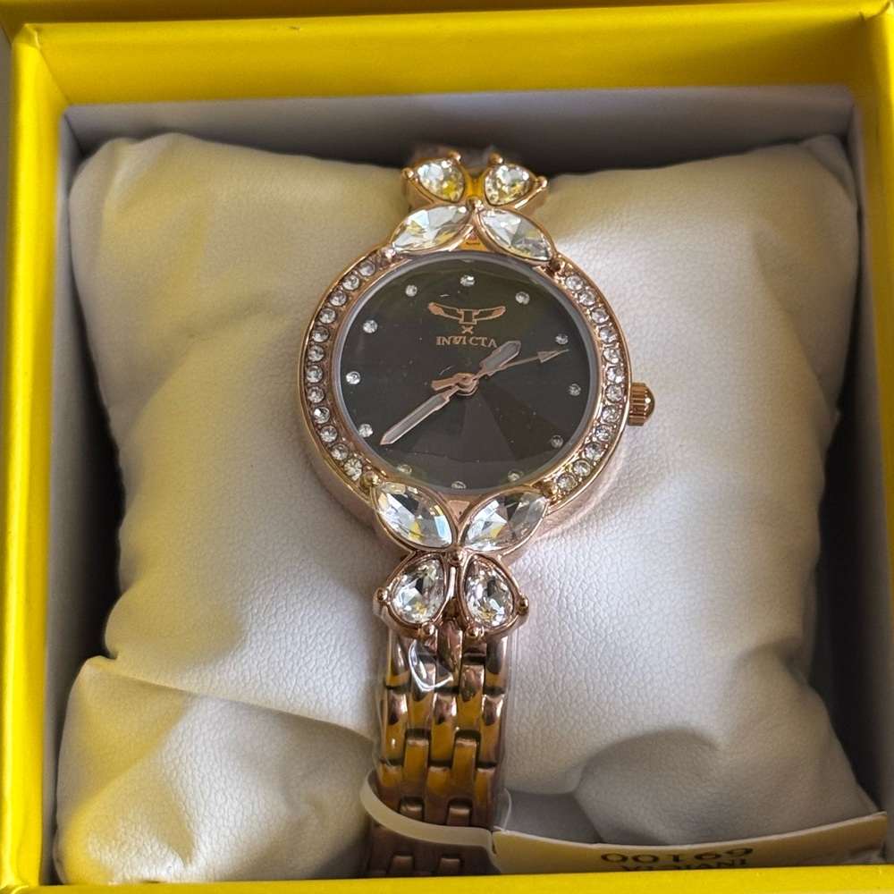 Invicta Women's Gold and Black Watch